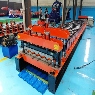 Color Steel Glazed Tile Cold Roll Forming Machine