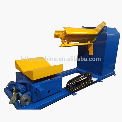 Motor Driving Hydraulic Decoil Machine Decoiler for Metal Sheet with Coil Car