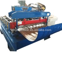 Color steel roofing panel corrugated steel sheet crimping curving machine