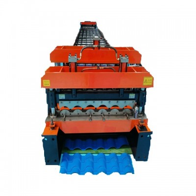 Roofing Tile Making Roll Forming Glazed Machine